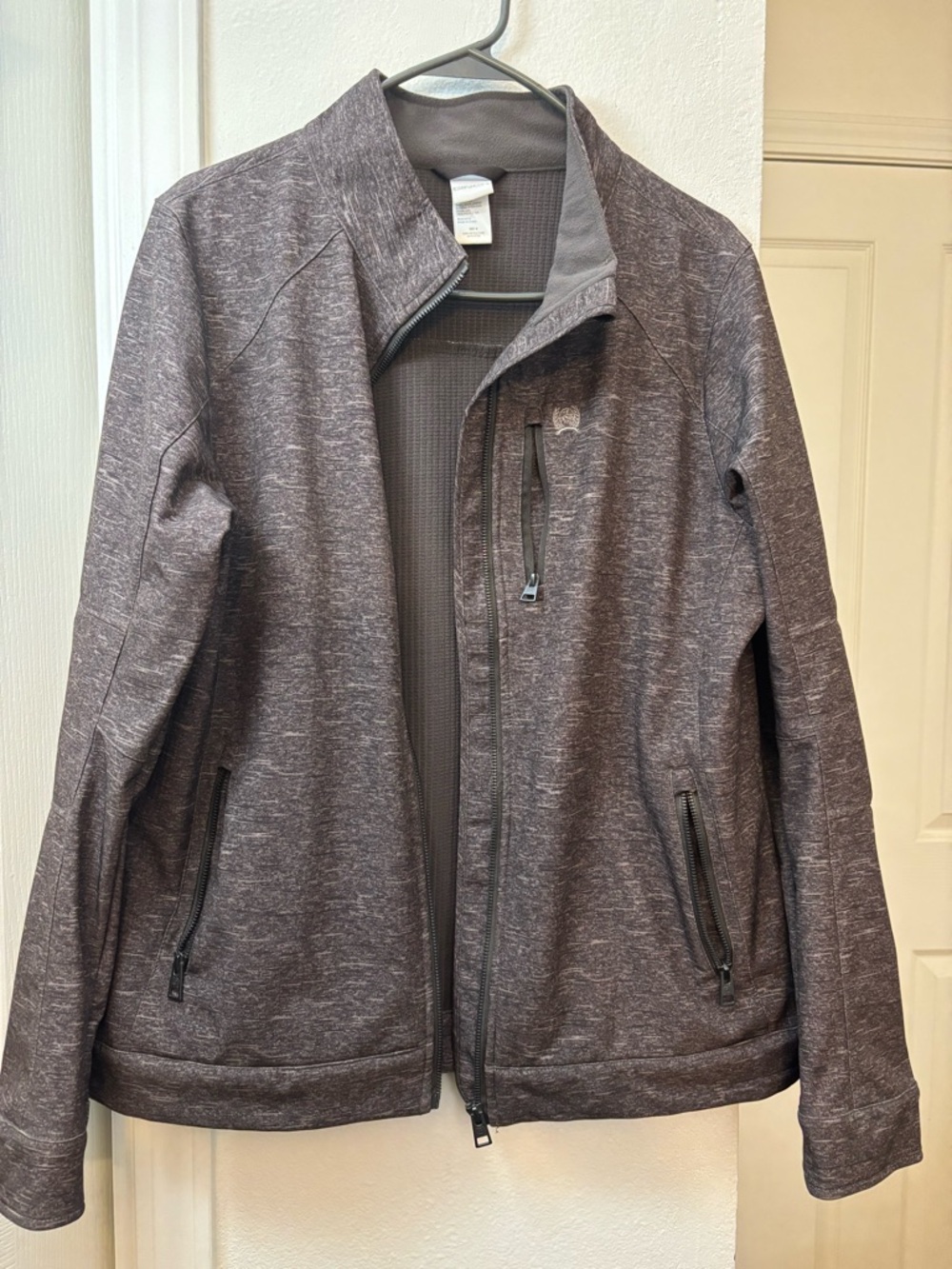 Cinch Charcoal Gray Bonded Softshell Jacket